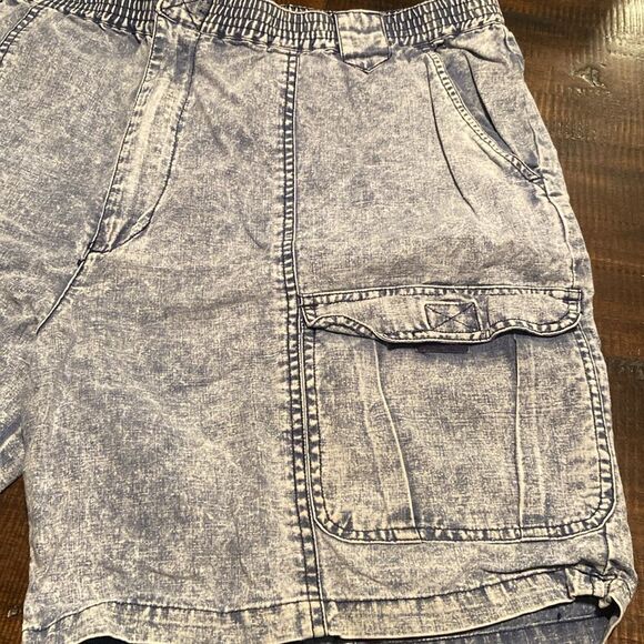 Vintage American Weekend Stone washed Dad Shorts Size XL - Picture 2 of 7